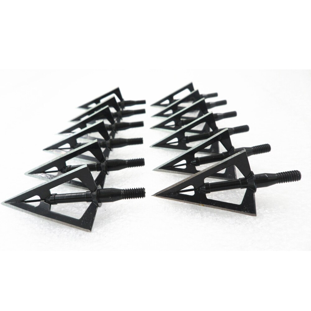 100 Grain Arrowhead Tip Point Telflon Surface Treatment Broadhead Arrow Bow