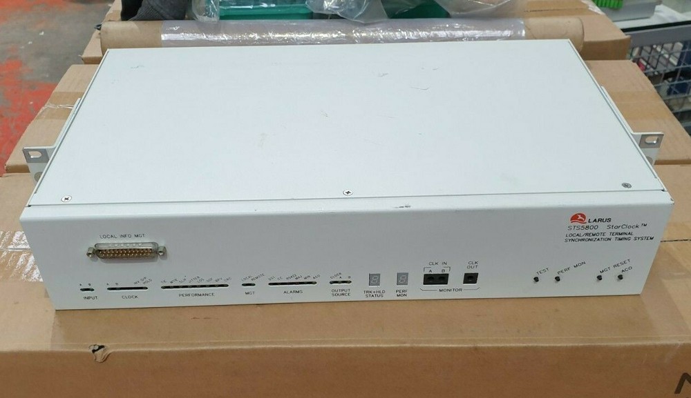 LARUS STS5800 STARCLOCK LOCAL/REMOTE TERMINAL SYNCHRONIZATION TIMING STYSTEM (RD