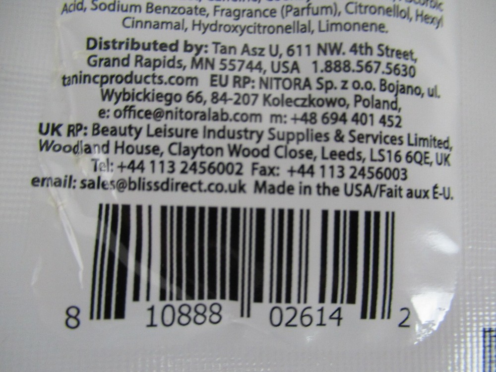 First Class Tan Tan Asz U Tanning Lotion 5 Sample Packet Bundle .75 oz Maximizer