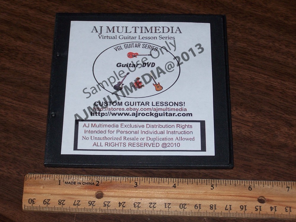 Custom Guitar Lessons, Learn Scorpions - DVD Video