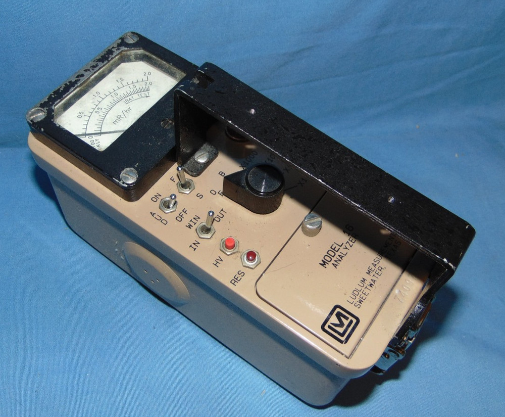 Ludlum 16 Analyzer Radiation Meter Geiger