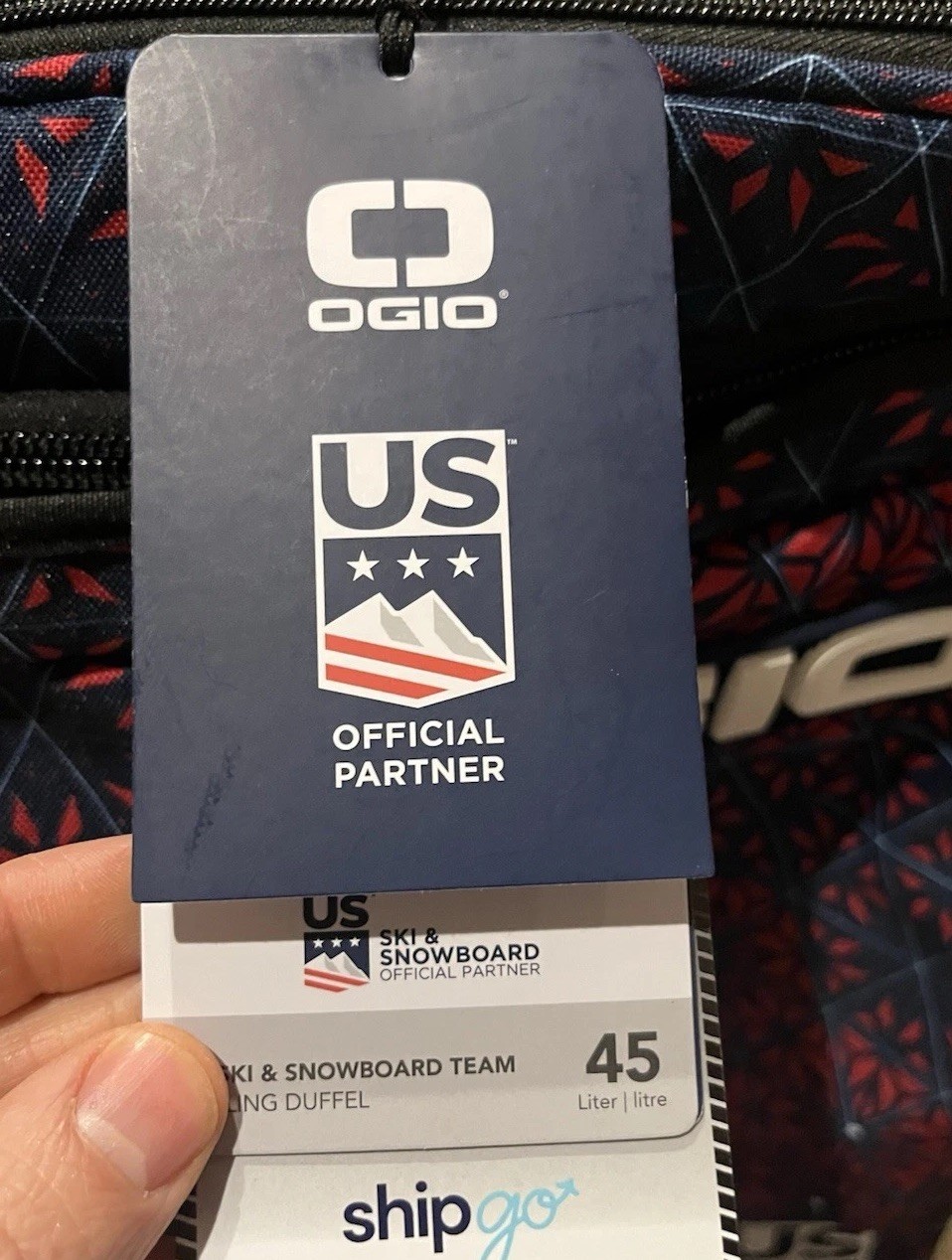 OGIO Official Partner, US Ski & Snowboard Team, 21" Rolling Carry On Duffle, NWT