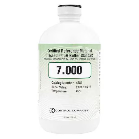 Traceable 4281 Ph Standard, Cert. Ref Material, Crm 7.000