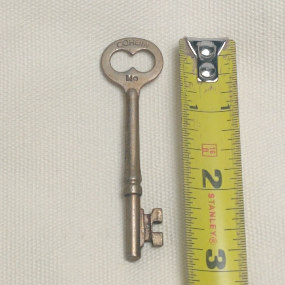 Vintage Antique Corbin Skeleton Key # M9