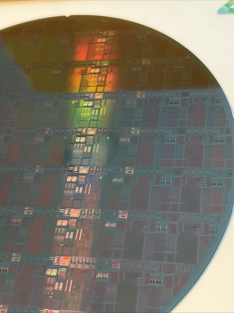 8” Patterns Silicon Wafer Thickness 735um Collection Art Wafer Come With AFrame