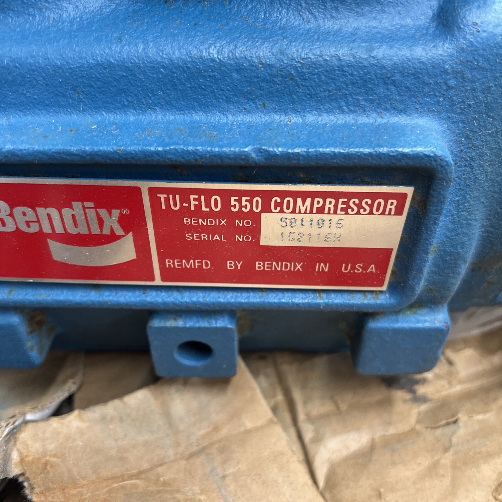 Bendix 5011016X Tf 550 Compressor Remanufactured TU Flo 550