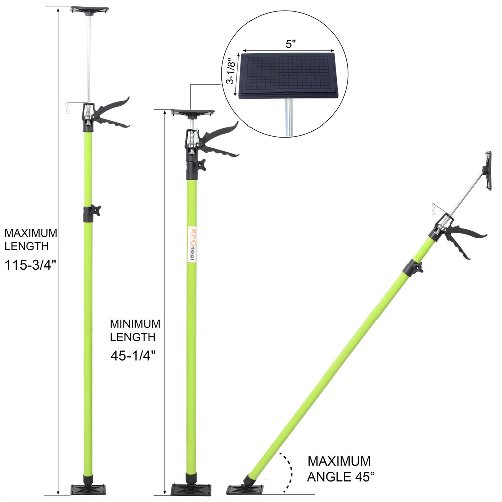 4pcs Support Pole Steel Jack Adjustable 45" to 114" 3rd Hand Support System