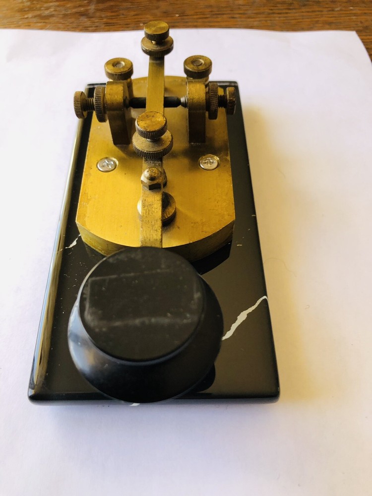 Morse Code key Base - 3X6” Glass Base for 1-1/2” Keys