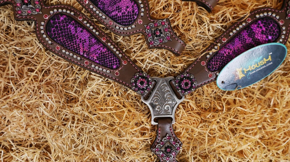 Headstall & Breast Collar Tack Set for Horse