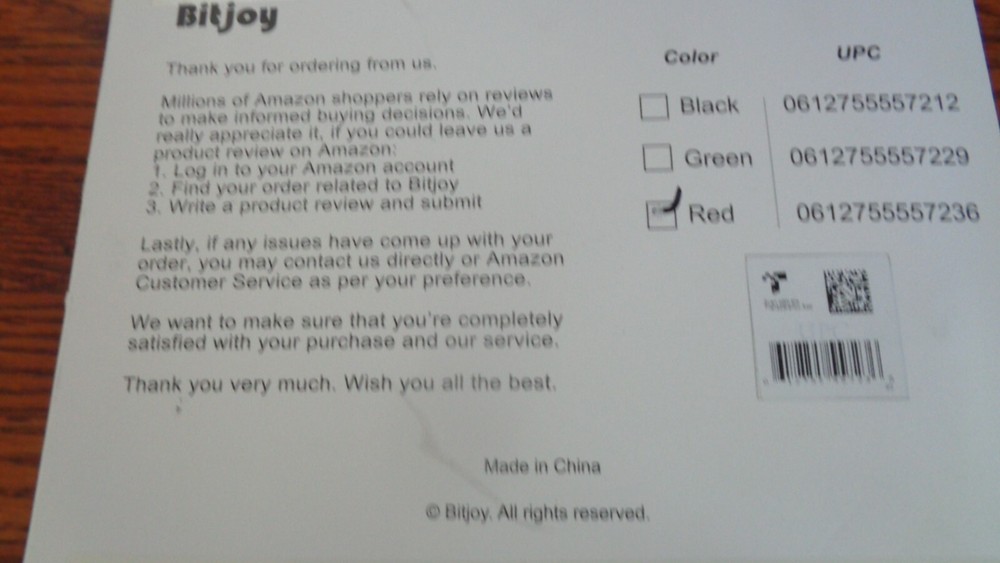 BITJOY WRIST WRAPS RED