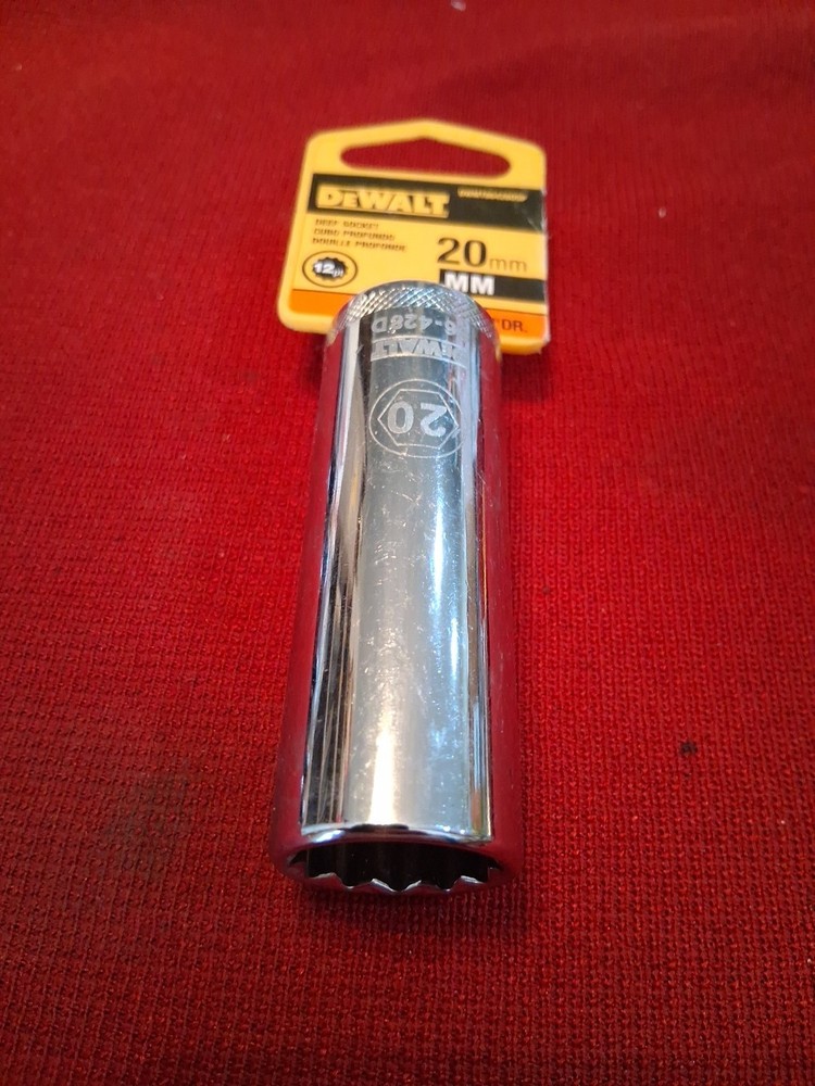 Dewalt 20mm 1/2" Dr. 12 Point Deep Socket
