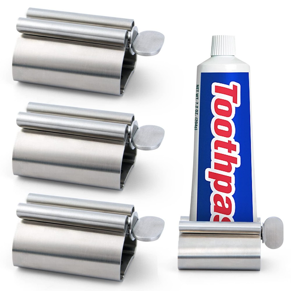Toothpaste Tube Squeezer Dispenser 3PCS Toothpaste Roller Squeezer Tool Metal...