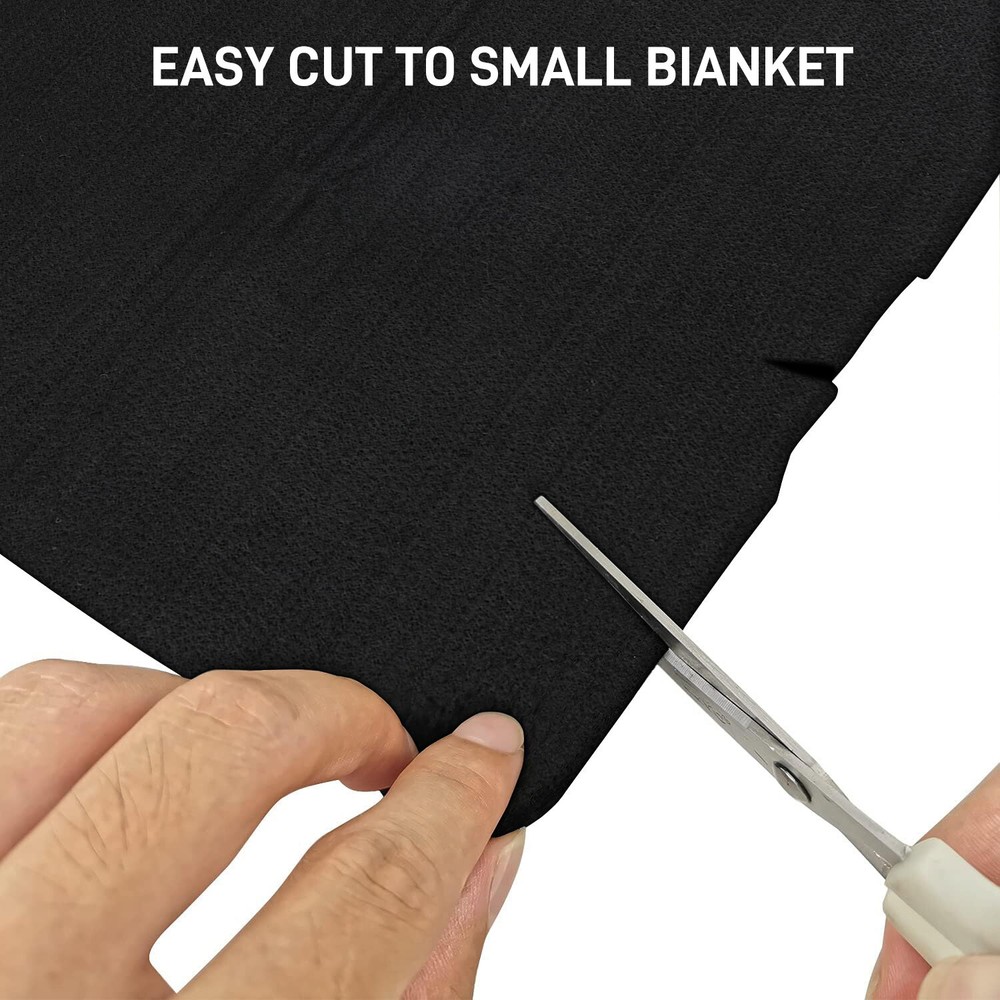 Fireproof Pit High Temp Mat Fire Pit Mat & Grill 40 Inch Deck Protector