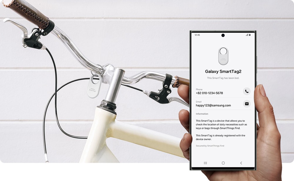 Samsung - Galaxy SmartTag2 - White