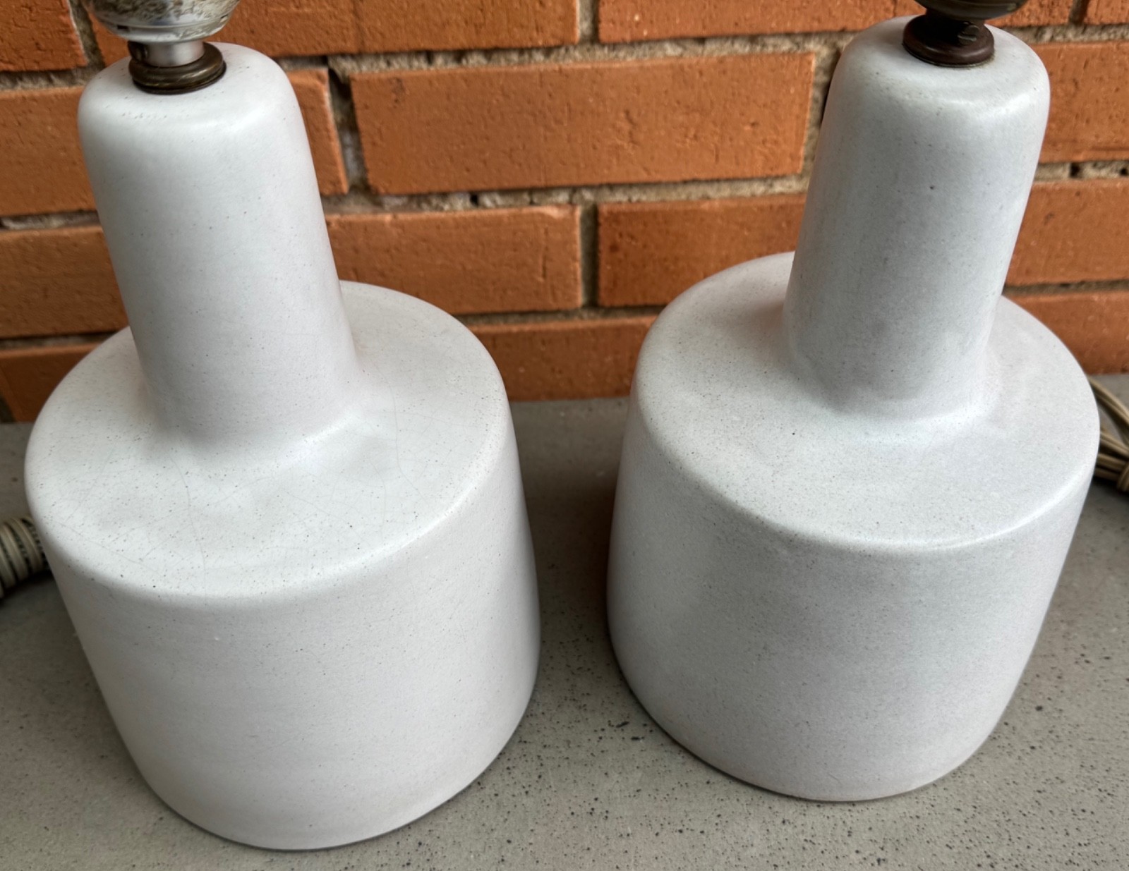 Vintage MCM MARTZ Ceramic Lamps Mid Century Modern Lighting 60s Marshall Studios