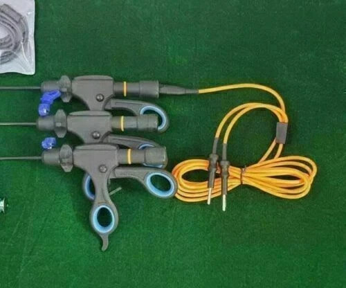 6pc Laparoscopic Bipolar Forceps with Cable Reusable Surcal Instments