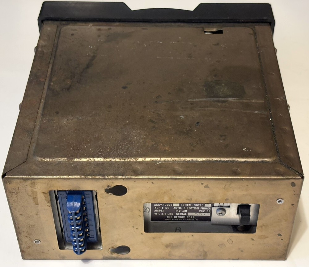 BENDIX RECEIVER MODEL 201 ADF-T-12C