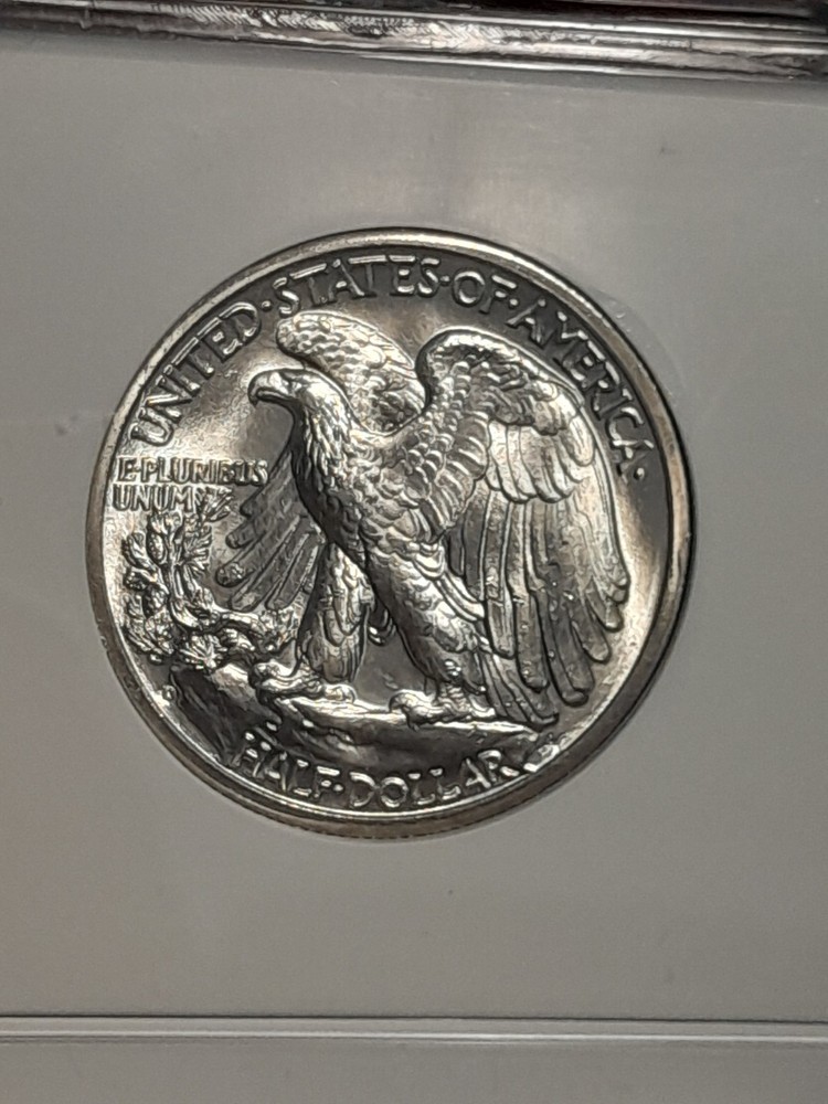 1945- D Walking Liberty Half Dollar | NGC MS64