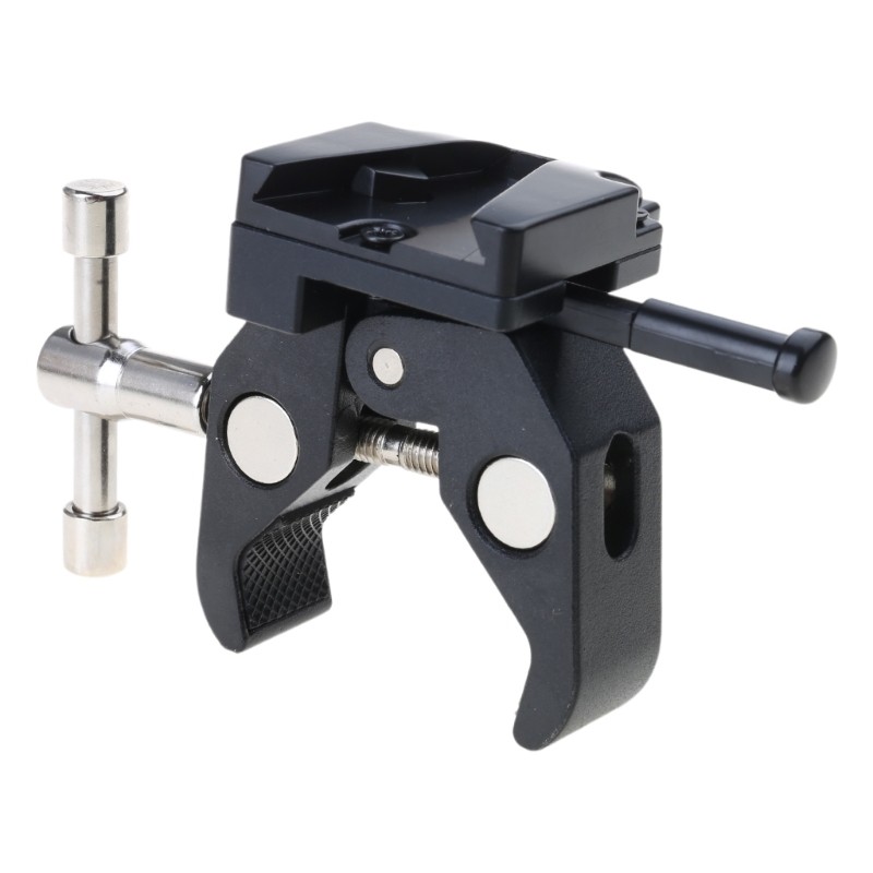 Professional V Bracket with Metal Handle Claw Clamp for Camera Support