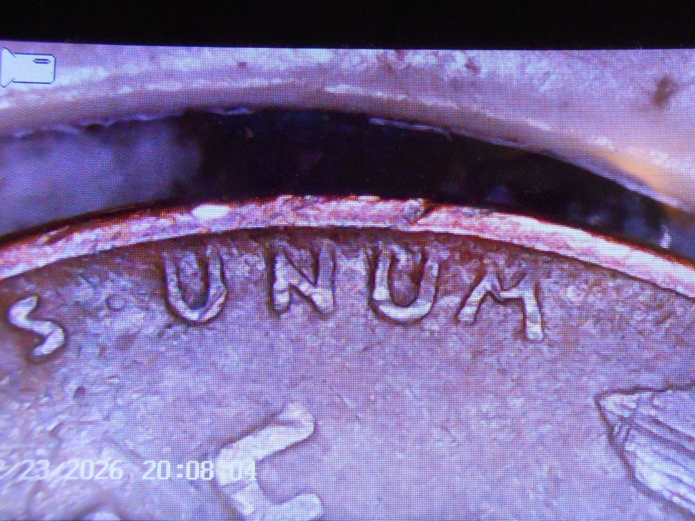 1946 s over d Lincoln cent with errors