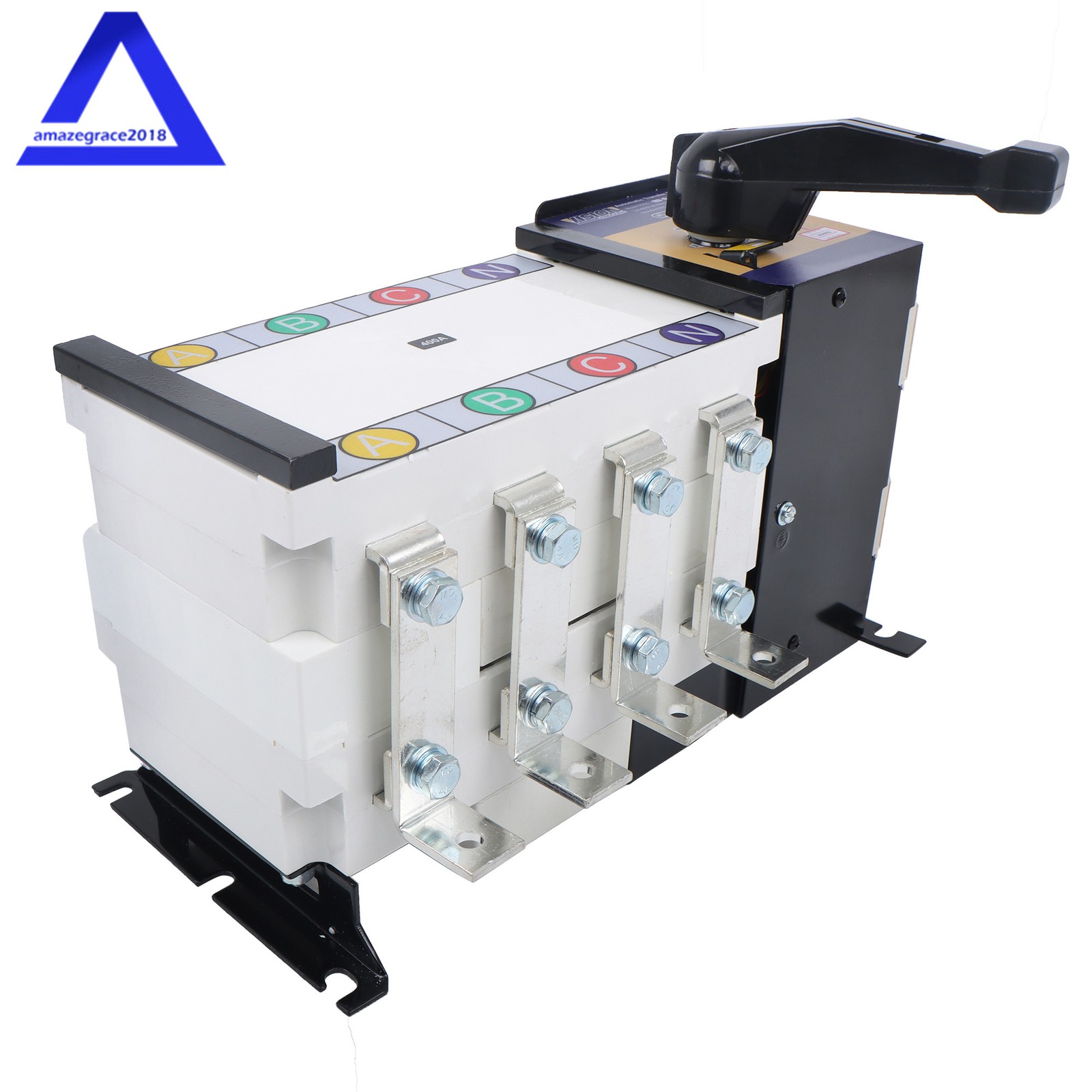 1PC Industrial Automatic Transfer Switch 400A 4P 110/220V Grid to AC Generator