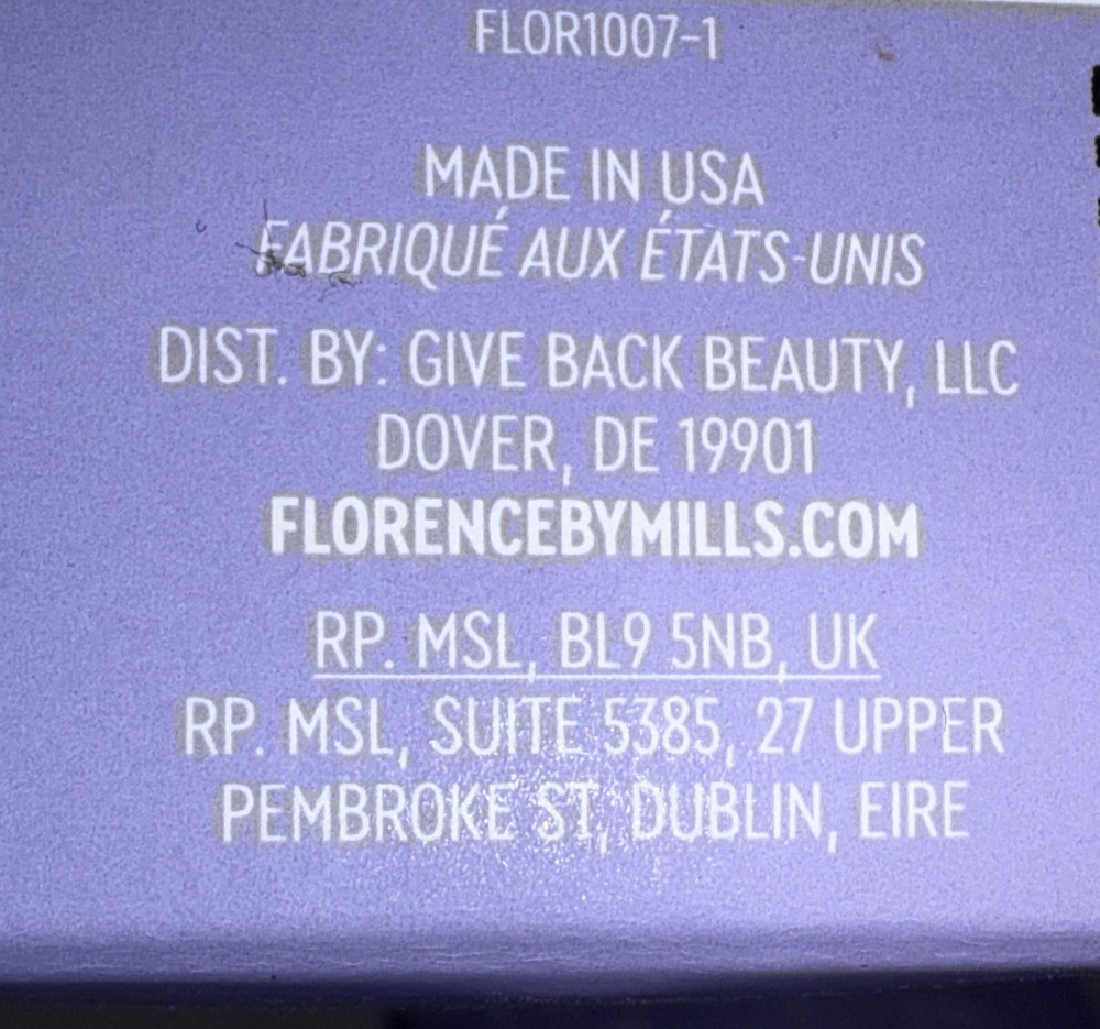 FLORENCE BY MILLS 🇺🇸 Zero Chill Face Mist 3 -3.4oz 💜