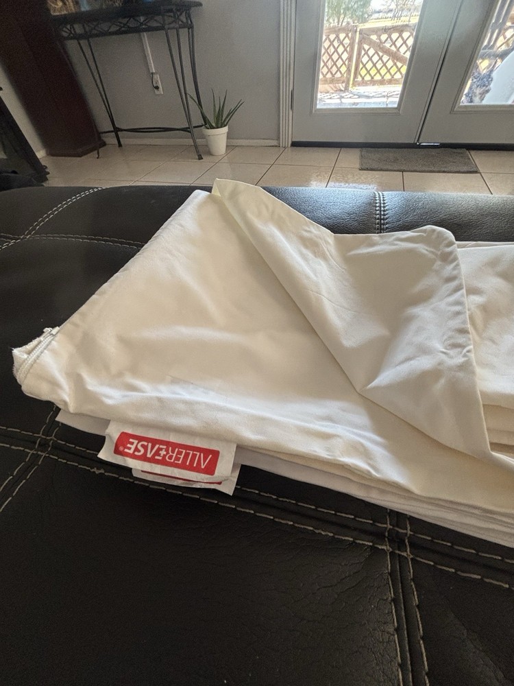 6 AllerEase Zippered Pillow Protector Polyester Various Sizes Included