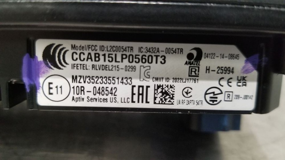 24 JEEP GLADIATOR JT CAMERA PROCESSOR CONTROL MODULE 68612896AB