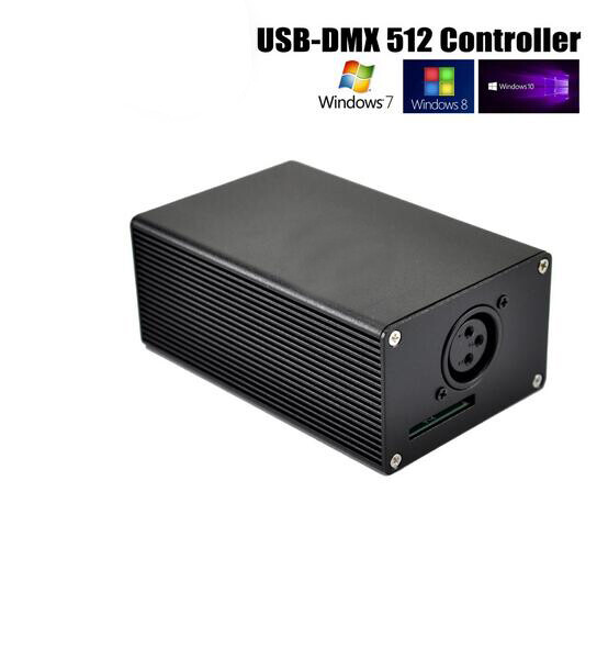 USB DMX512 Box Controller For Stage Light Moving Head Sun lite PC