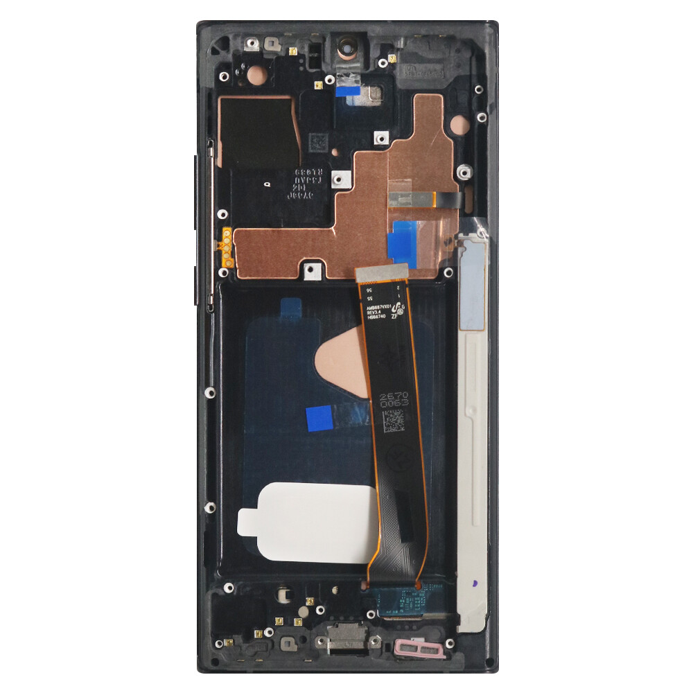 For Samsung Note 20 Ultra 5G 4G OLED LCD Display Digitizer Touch Screen + Frame