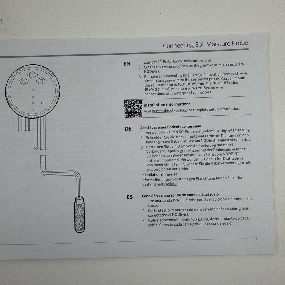 Hunter NODE-BT-100 Bluetooth Battery Operated Sprinkler Controller with Solenoid