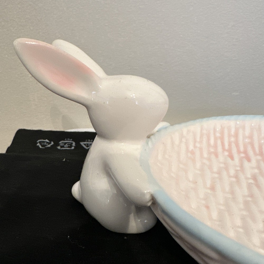 Pre-owned Bunny Shaped Candy Egg Dish