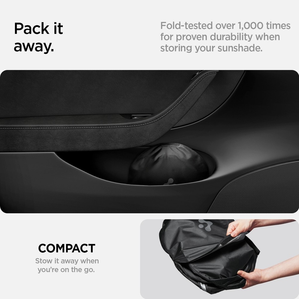 For Tesla Model S (2012+) | Spigen CryoShade Windshield Sunshade
