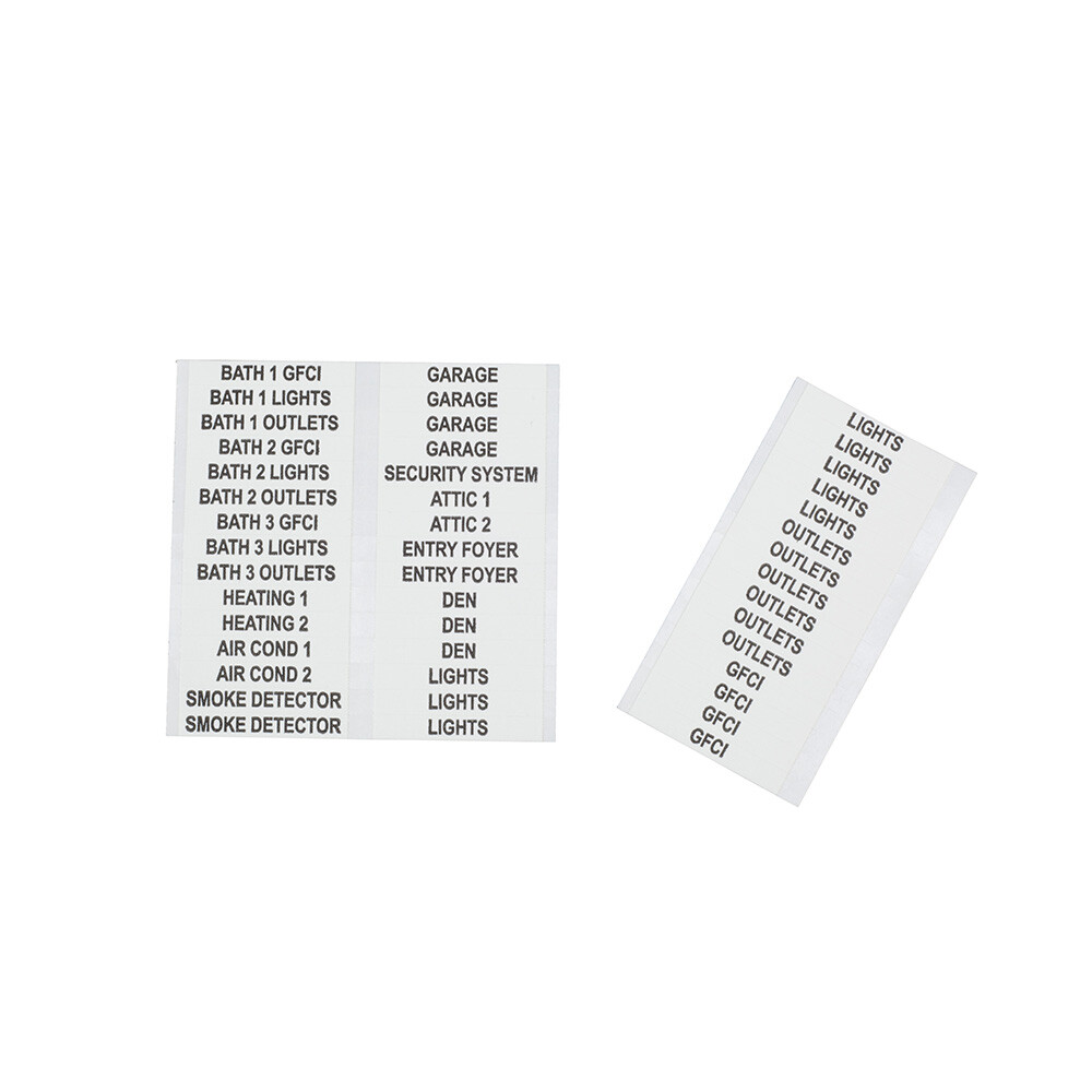 Klein Tools 56254 Wire Marker Book-Household Electrical Panel