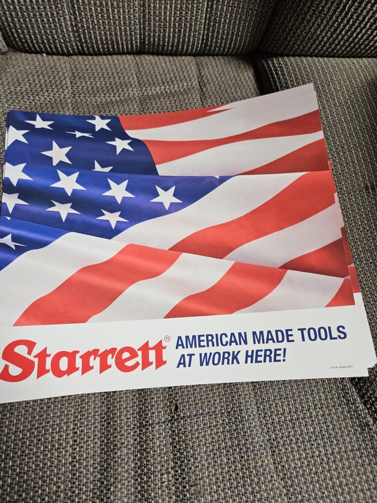 Starrett Tools Poster