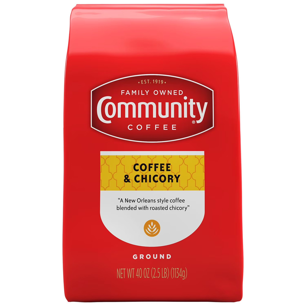 Community Ground Coffee & Chicory, 40 Oz.
