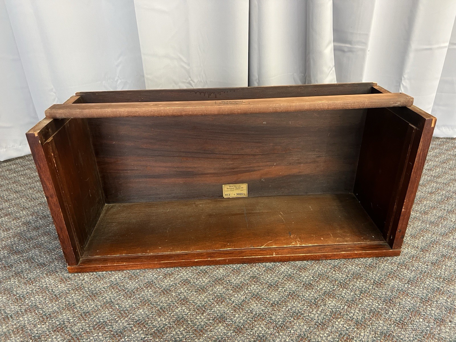 Globe Wernicke Barrister Bookcase Section vintage lawyer wood stacking bookshelf