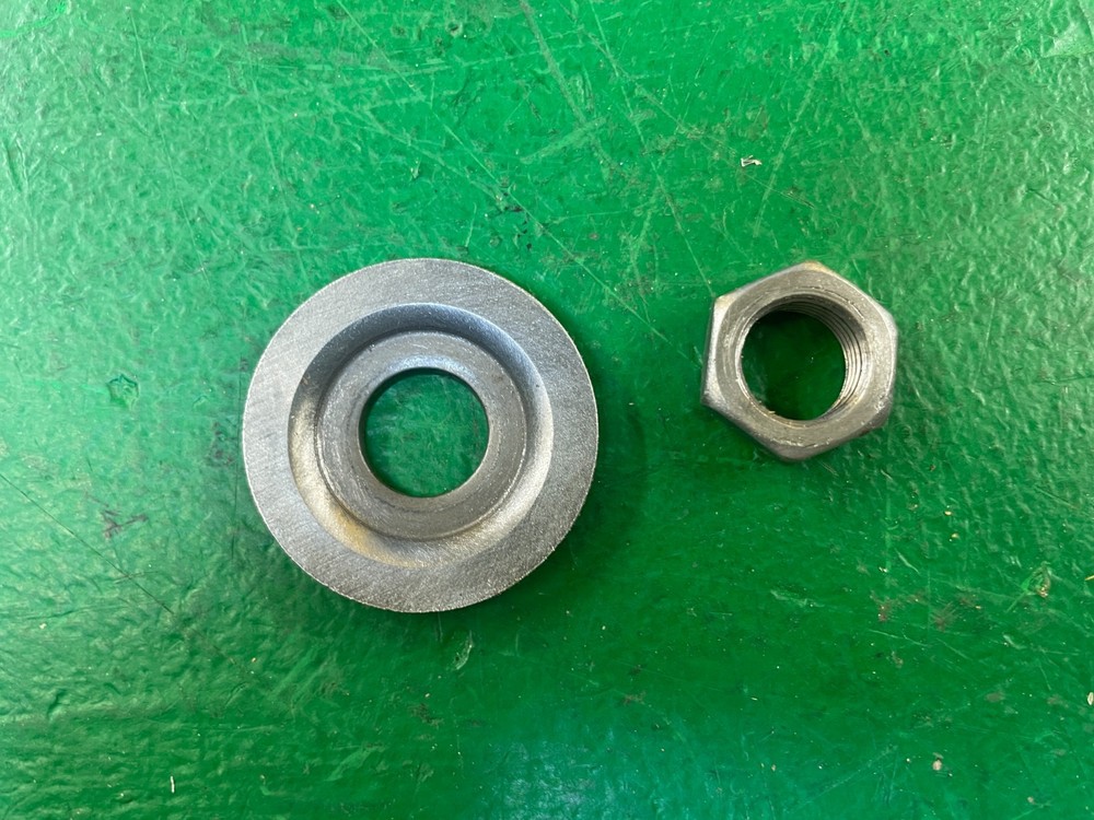 Porter Cable PCB222TS Table Saw Arbor Collar & Setting Nut Part 5140082-04