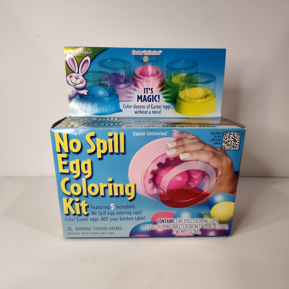 Easter Unlimited No Spill Egg Coloring Kit