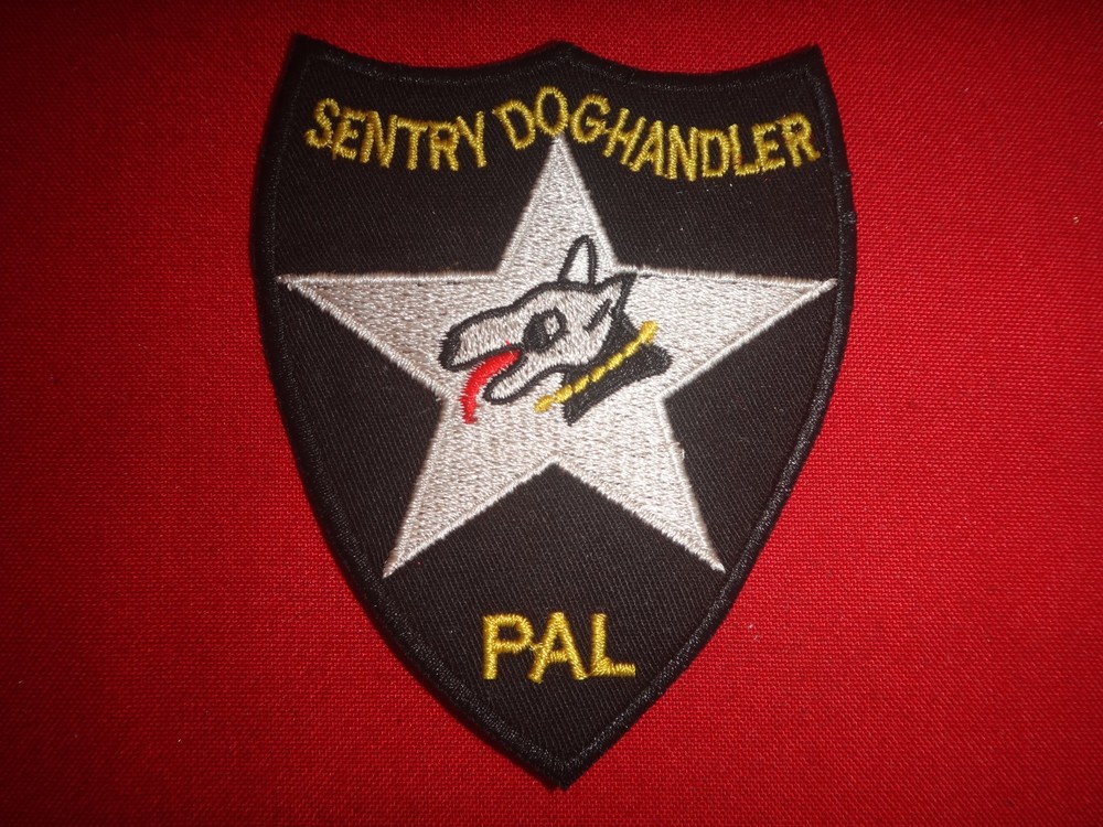Korea War Patch US 2nd Infantry Division SENTRY DOGS HANDLER "PAL"