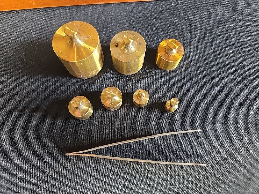 Antique Pharmacy Scale Weights, Missing Some Weights Please READ DESCRIPTION!!