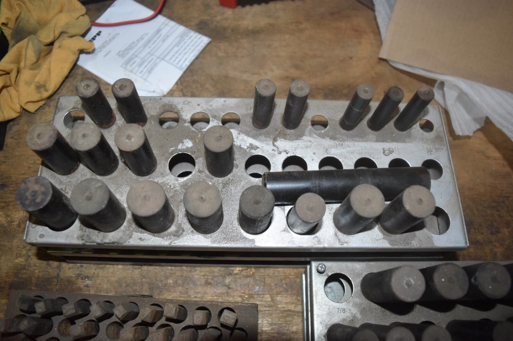 42 USED LARGE TRANFER PUNCHES