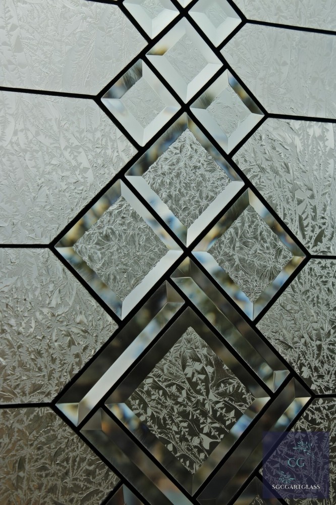 Rectangular stained glass window panel ,hanging,privacy glass,Made to order