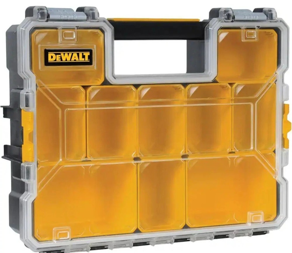 DEWALT DWST14925 10-Compartment PRO SMALL PARTS ORGANIZER STACKABLE TOOL BOX