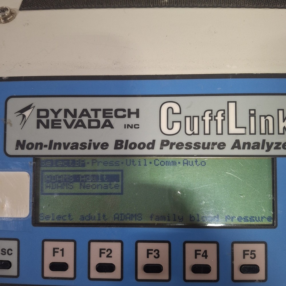 Dynatech DNI Nevada Fluke Cufflink Non-Invasive BP Analyzer