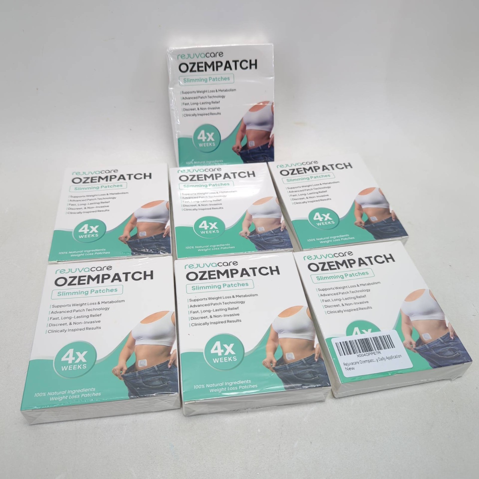 7 Rejuvacare OzemPatch Tonepatch Slimming Patches Lot Of 7 Months 210 Count