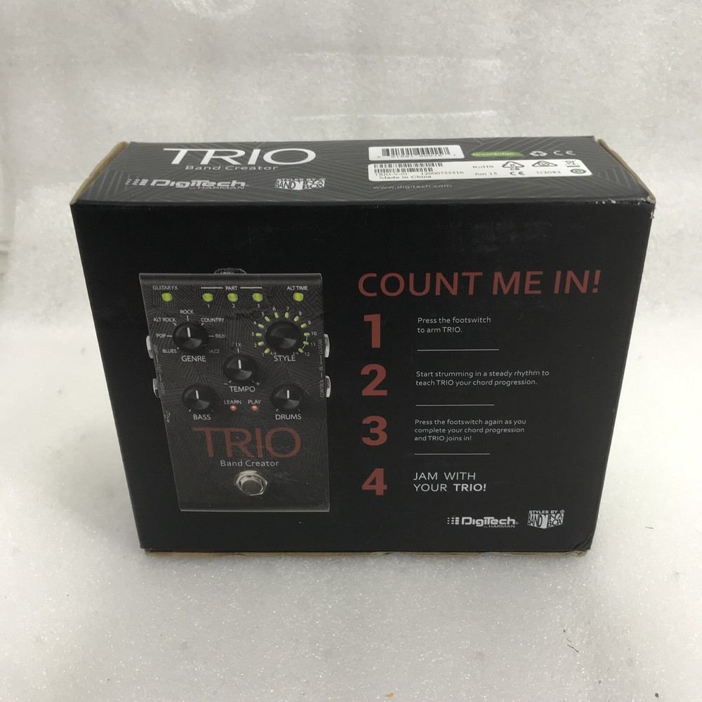 Digitech TRIO Electric Guitar Multi Effect Band Creator Pedal