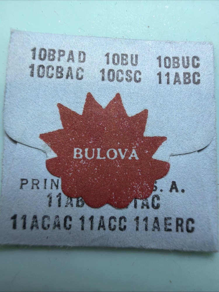 NoOS Bulova Upper & Lower Hinged Shock Resistor Locking Spring #81f-82f - 10BPAC