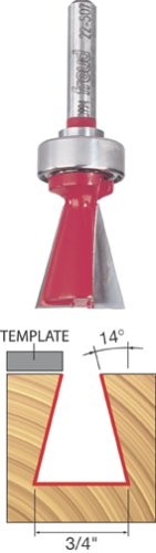Freud 22-507 3/4" Diameter Dovetail Bit