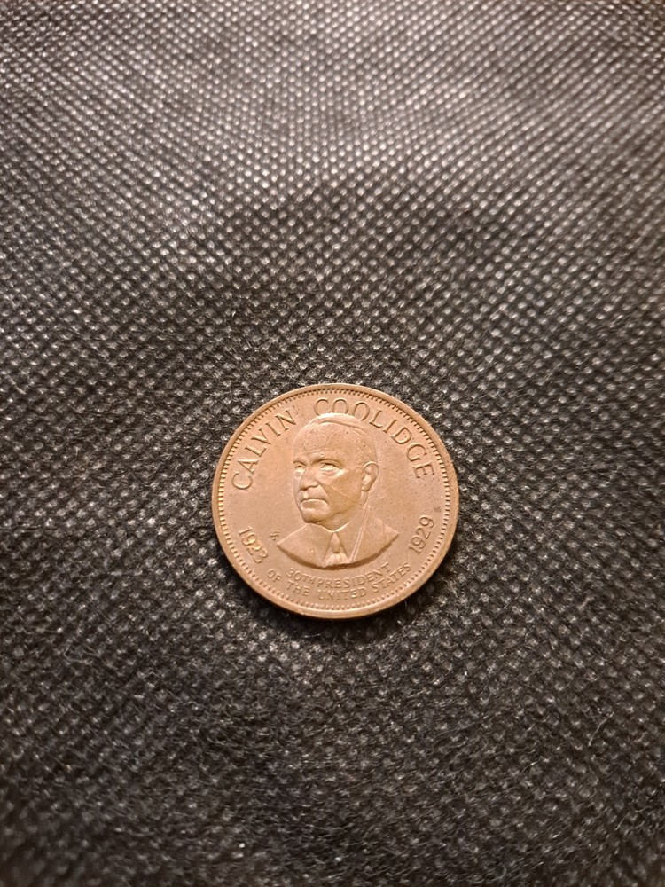 CALVIN COOLIDGE TOKEN!    e8129UXX